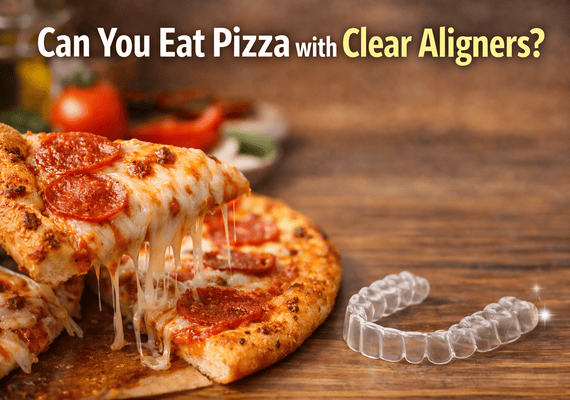 Can you eat pizza with clear aligners?