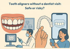 Teeth aligners without a dentist visit: Safe or risky?
