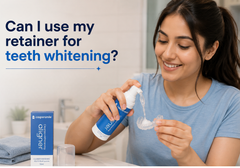 Can I use my retainer for teeth whitening?