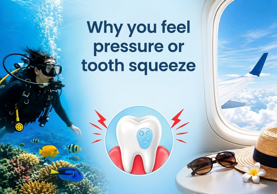 Why you feel pressure or tooth squeeze