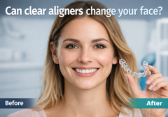 Can clear aligners change your face?