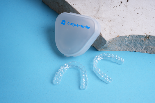  Stop teeth grinding with Caspersmile Night Guard. 