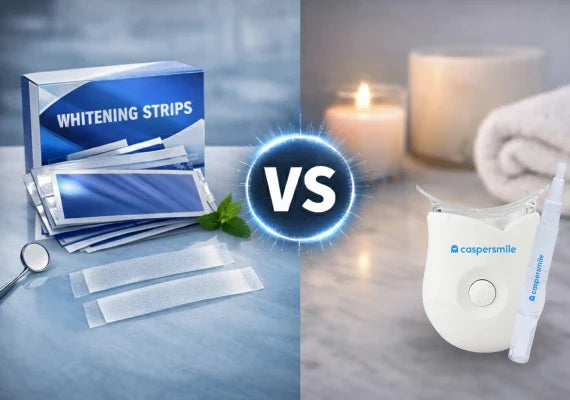 Teeth whitening strips vs Teeth whitening trays